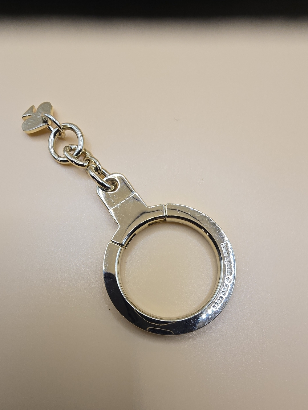 Kate Spade Gold Key Ring/Bag Charm